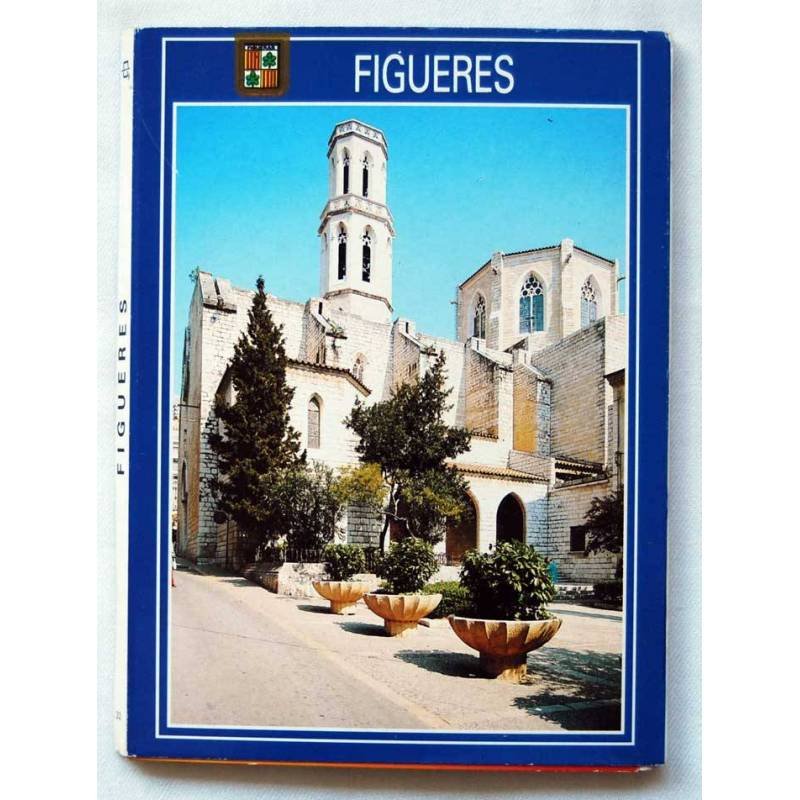 Libro de 10 postales de Figueres, Girona