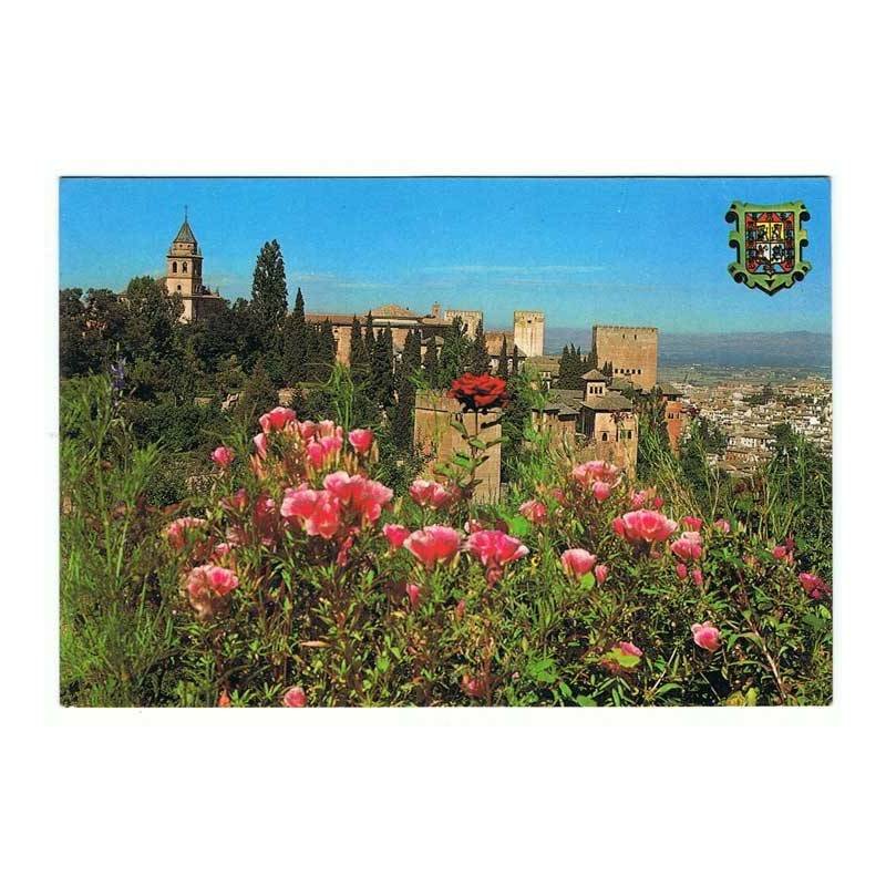 Postal de Granada. La Alhambra. Serie 45 Nº 1073. Ed. Zerkowitz. Circulada 1983