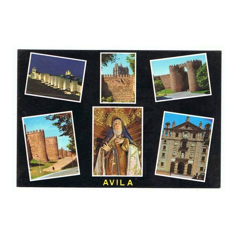 Postal de Avila. Bellezas de la Ciudad. Ed. Comercial GF