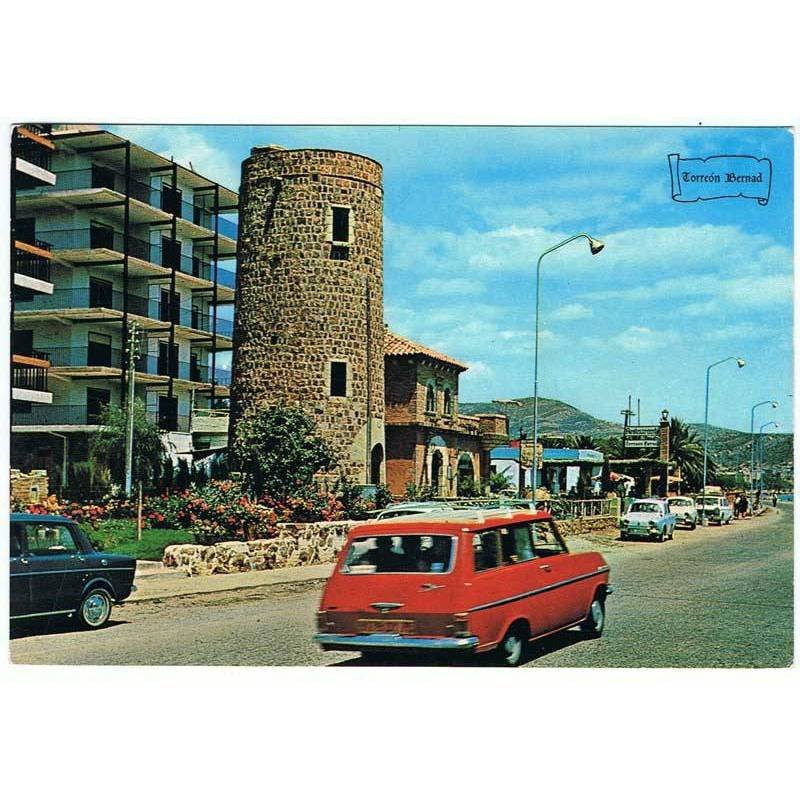 Postal de Benicasim, Castellón. Torreón Bernad