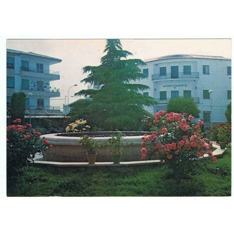 Postal de Villanueva del Trabuco, Málaga. Fuente. Ed. San-Pi. Escrita 1978