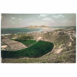 Postal de Las Palmas de Gran Canaria, Vista de Guanarteme y Puerto la Luz. Ed. Sicilia. Circulada