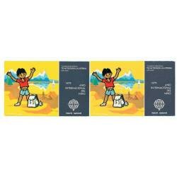 Lote de 14 postales Lotería Nacional. Año Internacional del Niño y otras