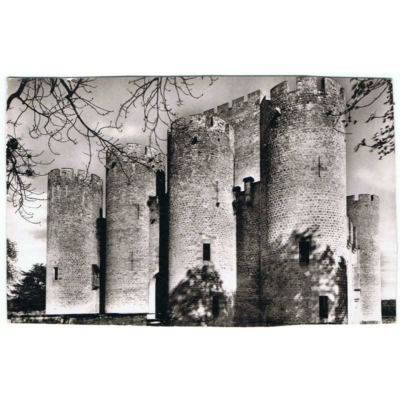 Postal Chateau Roquetaillade. Mazeres, Gironde, Francia. Photo Larrey. Escrita