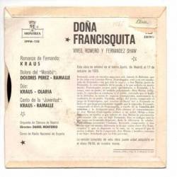 Doña Francisquita - Ana María Olaria /  Dolores Pérez / Alfredo Kraus / Santiago Ramalle - EP