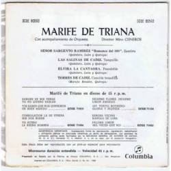 Marife de Triana - Señor Sargento Ramírez / Las salinas de Cádiz / Elvira la cantaora + 1 - EP