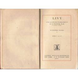 Livy. Vol. 1. Books I and II