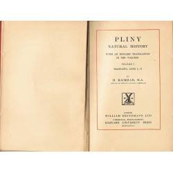 Pliny. Natural History. Vol. I. Praefatio, Libri I, II