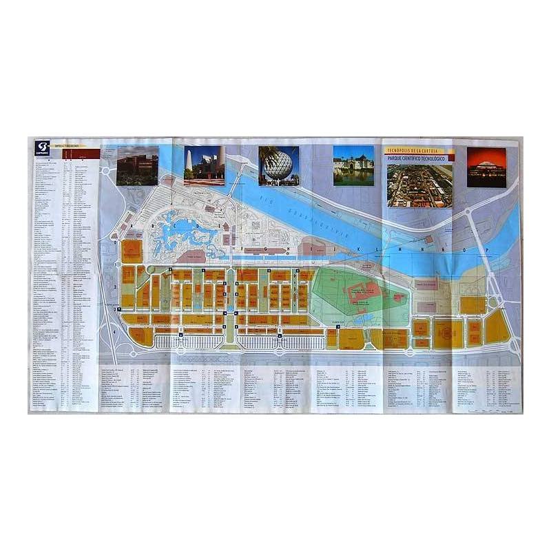Plano Guía del Parque Científico Tecnológico de Sevilla