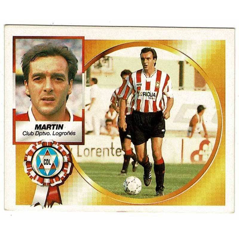 Cromo Ediciones Este Liga 94-95. Logroñés. Martin. Plancha