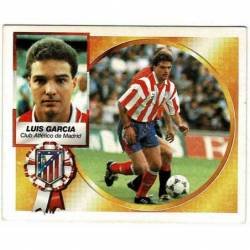 Cromo Ediciones Este Liga 94-95. Atlético de Madrid. Luis García. Plancha