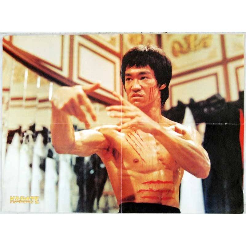 Póster de Bruce Lee de la revista Karate 57 x 42 cm.