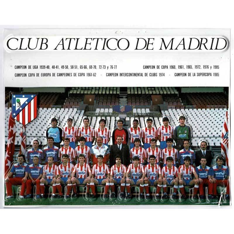 Póster Club Atlético de Madrid. Plástico 3D