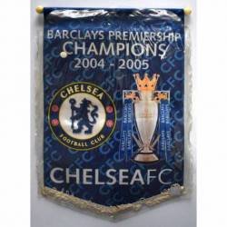 Banderín Chelsea FC. Barclays Premiership Champions 2004-2005