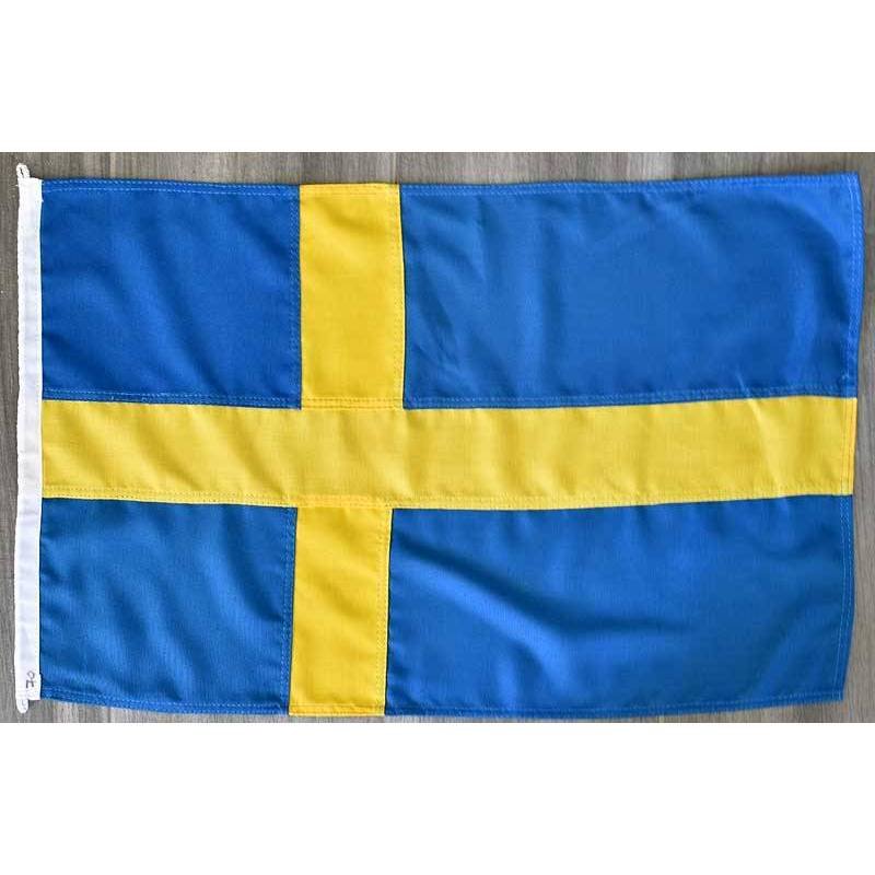 Bandera de Suecia de tela
