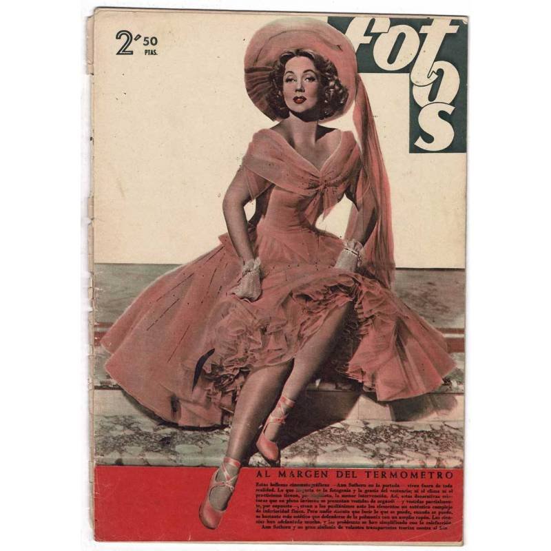 Fotos. Semanario Gráfico No. 612. 20 noviembre 1948. Portada: Ann Sothern