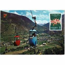 Postal Andorra. Vall's de Andorra. Encamp. Vista general No. 46