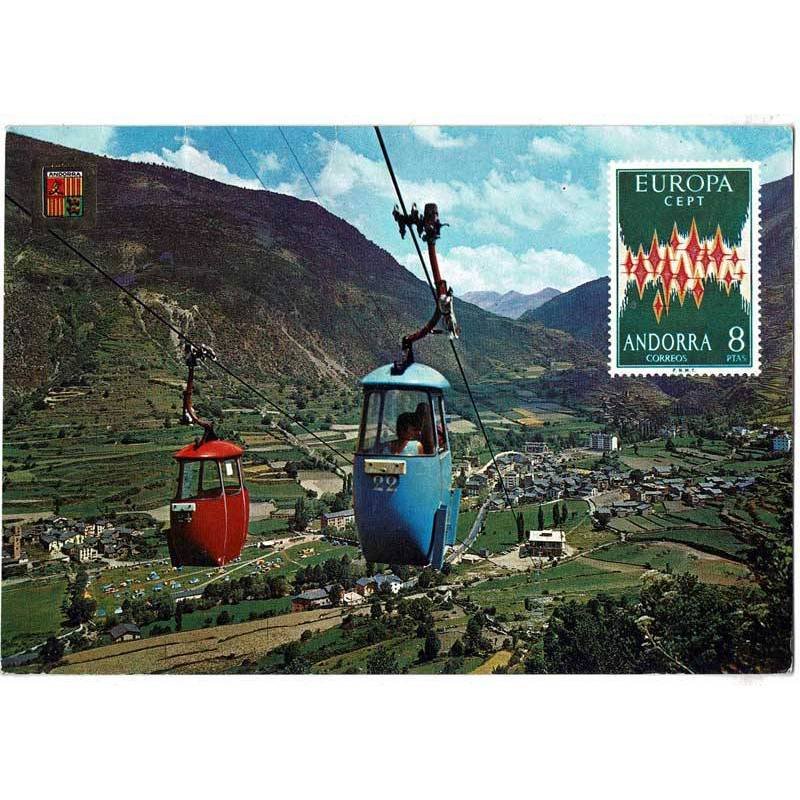 Postal Andorra. Vall's de Andorra. Encamp. Vista general No. 46