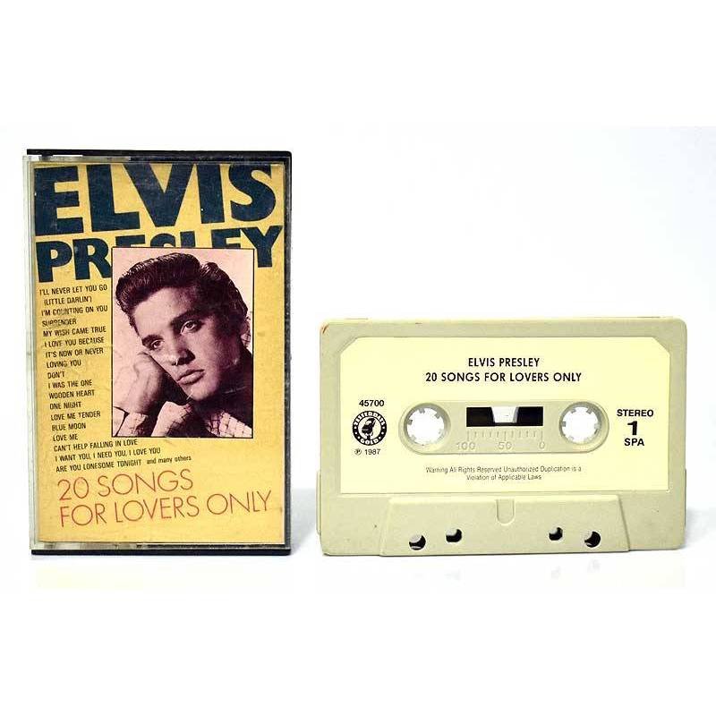 Elvis Presley - 20 Songs for Lovers Only. Casete