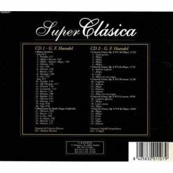 Super Clásica. G. F. Haendel. Música Acuática, Reales Fuegos, etc. Box 2 CD