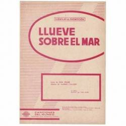 Cancionero Llueve sobre el...