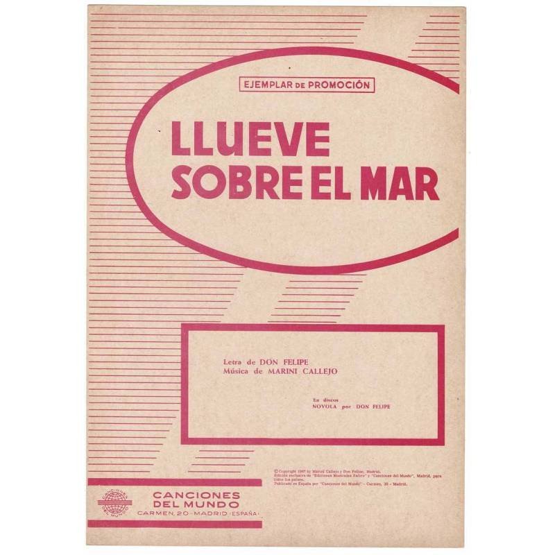 Cancionero Llueve sobre el Mar por Don Felipe