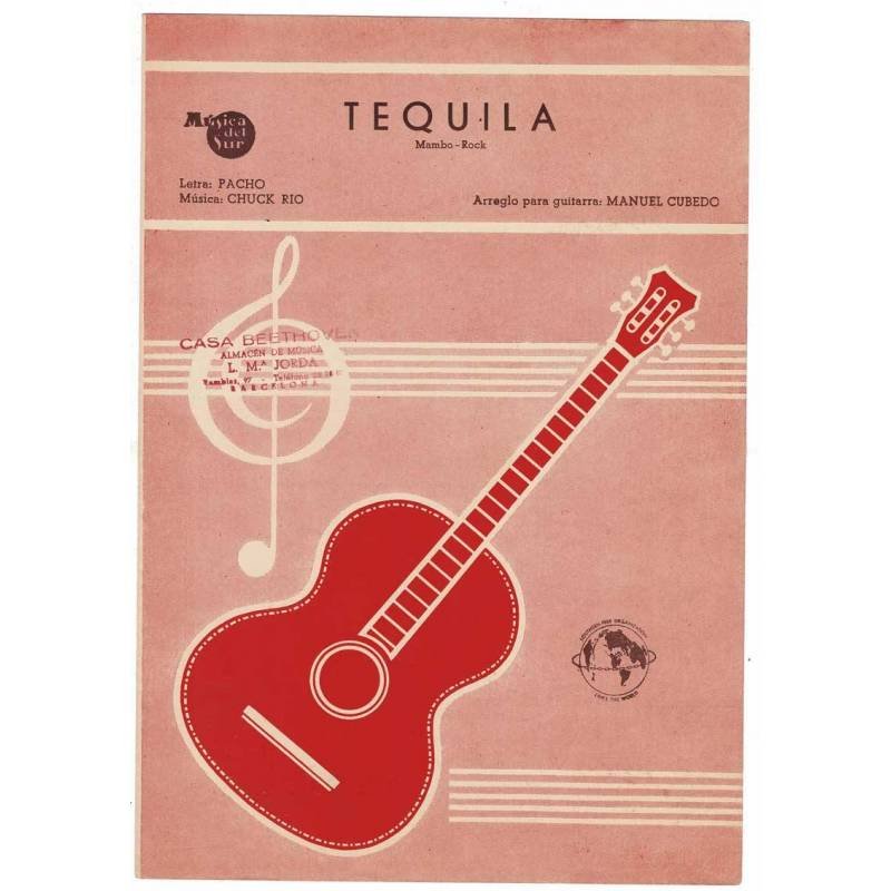 Cancionero Tequila por Chuck Rio