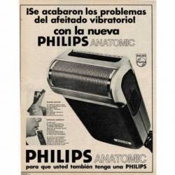 Publicidad Afeitadora Philips Anatomic años 70