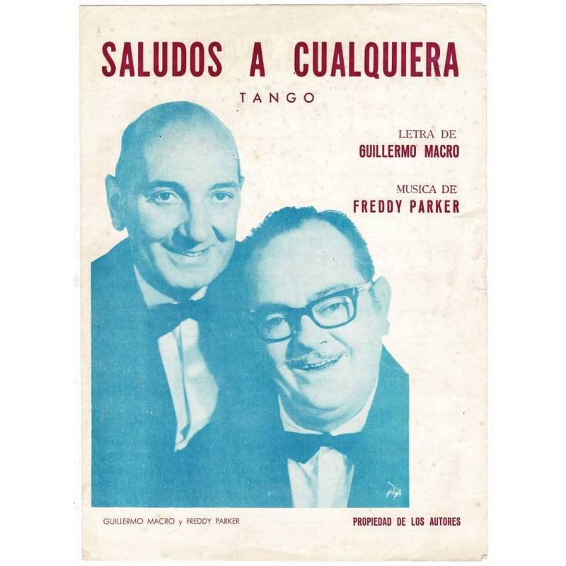 Cancionero Saludos a Cualquiera por Guillermo Macro y Freddy Parker
