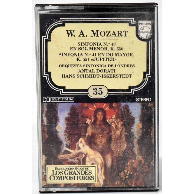 Los Grandes Compositores No. 35. W. A. Mozart. Sinfonía No. 40. Casete