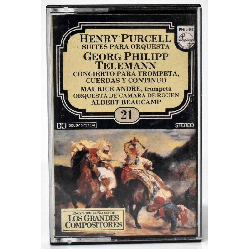 Los Grandes Compositores No. 21. Purcell y Telemann. Casete