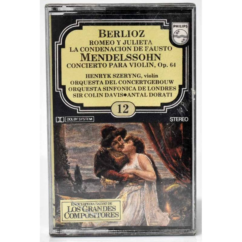 Los Grandes Compositores No. 12. Berlioz + Mendelson. Casete