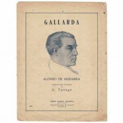 Partitura Gallarda de...