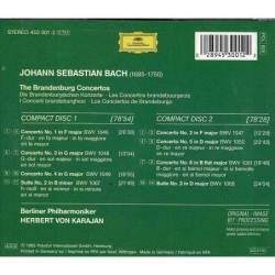 Bach - The Brandenburg Concertos Suites Nos. 2 & 3. Karajan. 2 x CD