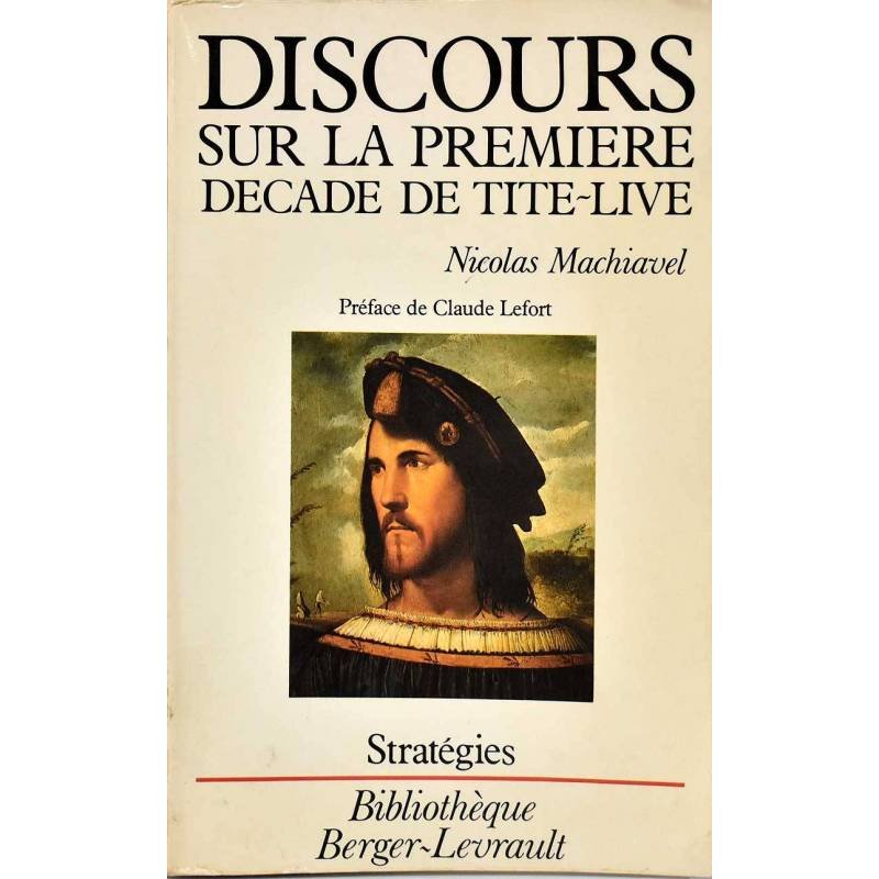 Discours sur la premiere decade de Tite-Live