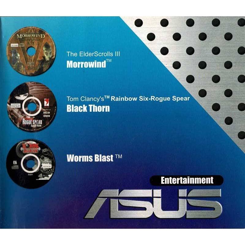 Asus Entertainment Pack PC. Morrowind, Worms Blast, Black Thorn