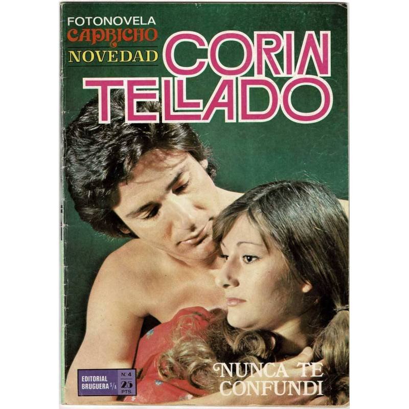 Fotonovela Capricho No. 4. Corin Tellado. Nunca te confundí