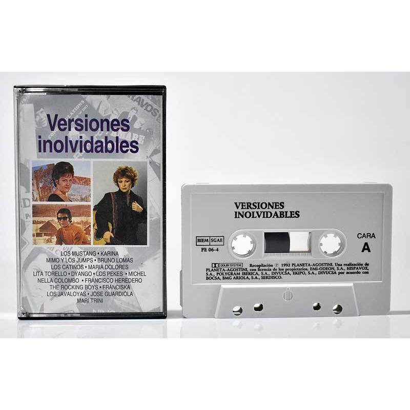 Versiones Inolvidables. Mustangs. Karina. Bruno Lomas. Mari Trini. Casete