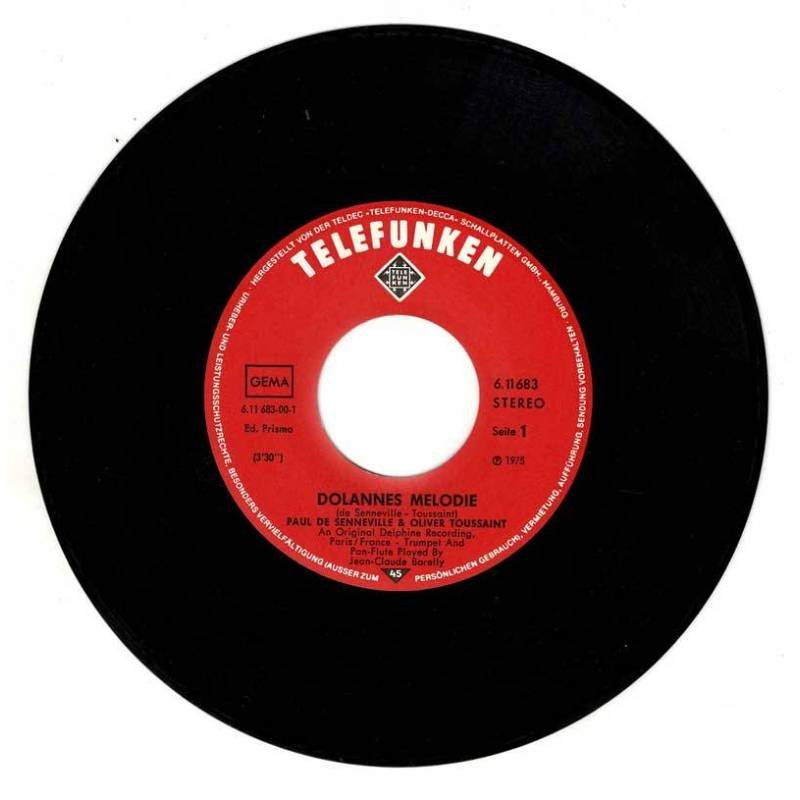 Paul de Senneville & Oliver Toussaint - Dolannes Melodie. Single (sólo vinilo)