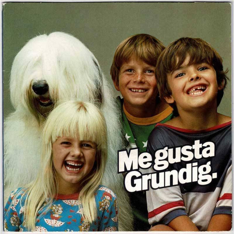 Me gusta Grundig. Discoflex publicitario. Single