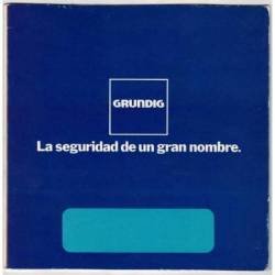 Me gusta Grundig. Discoflex publicitario. Single