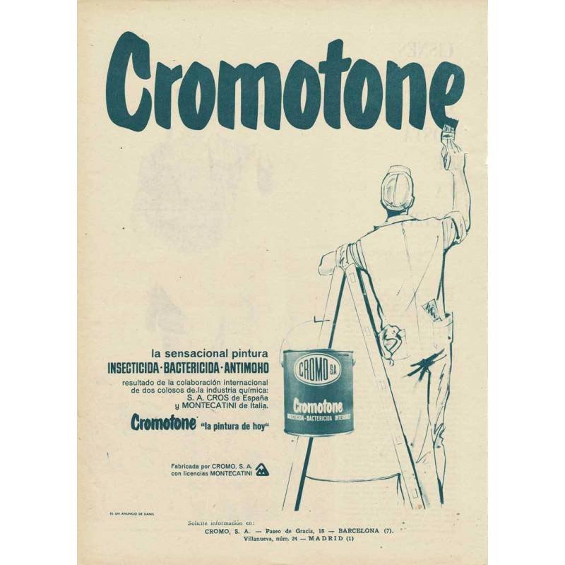 Publicidad Pintura Cromotone