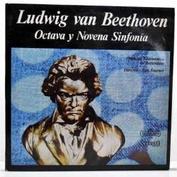 Ludwig van Beethoven - Octava y Novena Sinfonía. 2 x LP