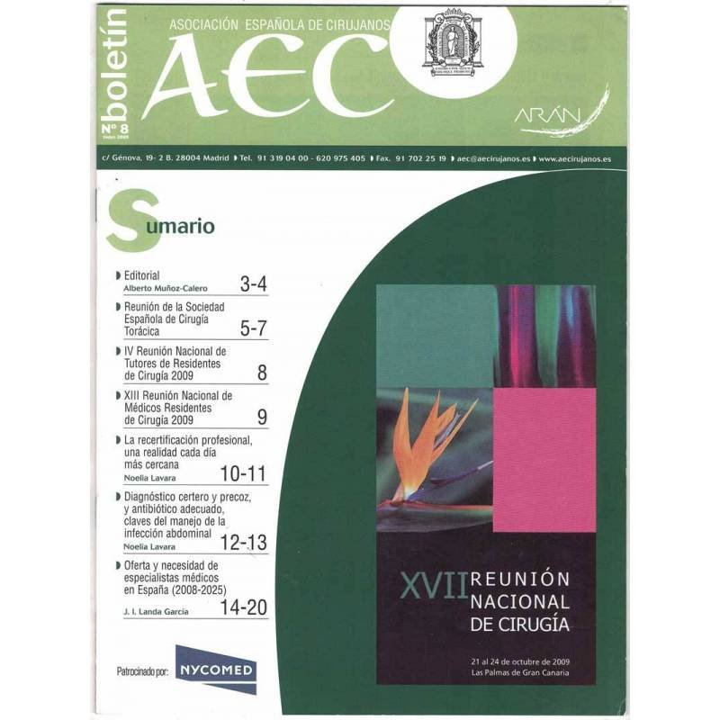 Boletín AEC (Asociación Española de Cirujanos) No. 8