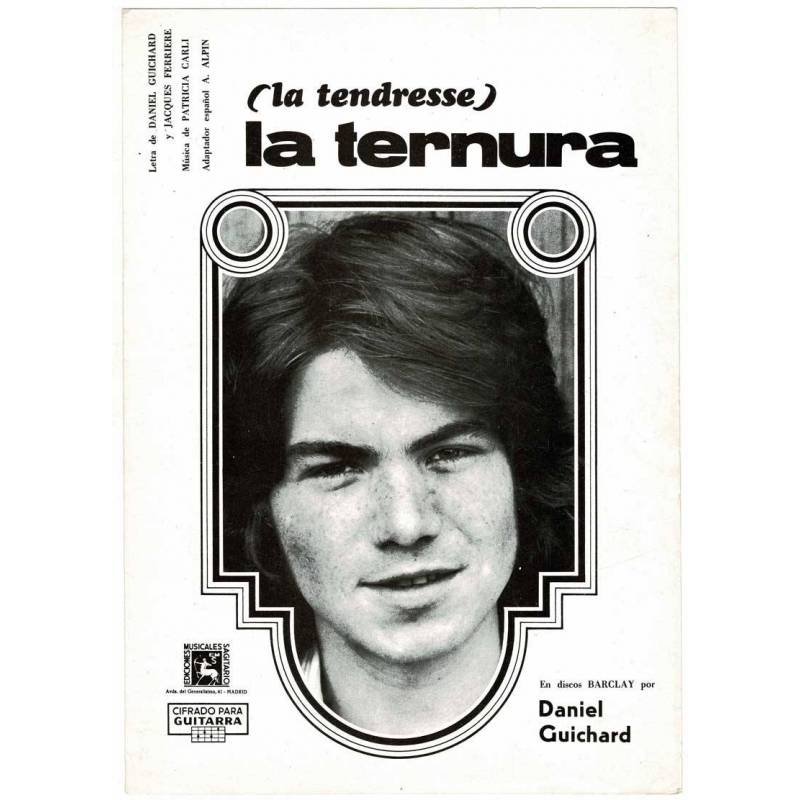 Cancionero La Ternura (La Tendresse) de Daniel Guichard con cifrado para guitarra