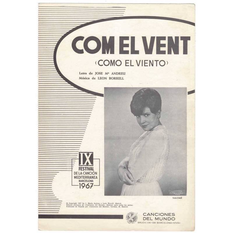 Cancionero Com el Vent de Salomé