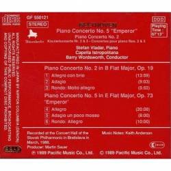 Beethoven - Piano Concertos Nos. 2 y 5. CD