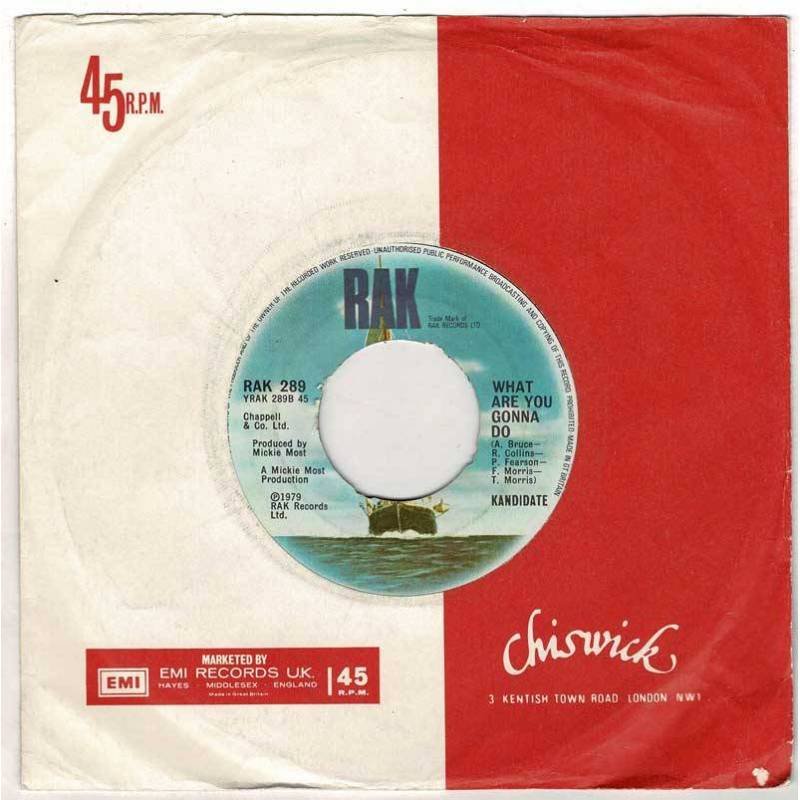 Kandidate - What are you gonna do / I don't wanna lose you. Single