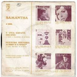 Samantha - Y viva España / Nuestra historia. Single