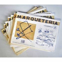 Marquetería. Lote de 10 Cuadernos